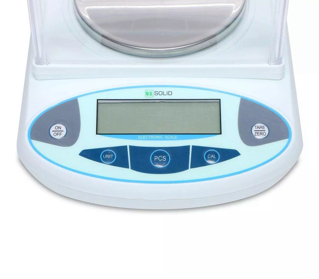 U.S. Solid Analytical Balance Scale 2000g x 0.01g w/ Draft Shield – New Open Box
