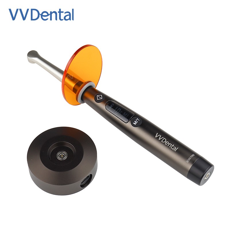 1 Second Dental Cordless Wireless LED Resin Cure Curing Light Lamp Tool 3100mw