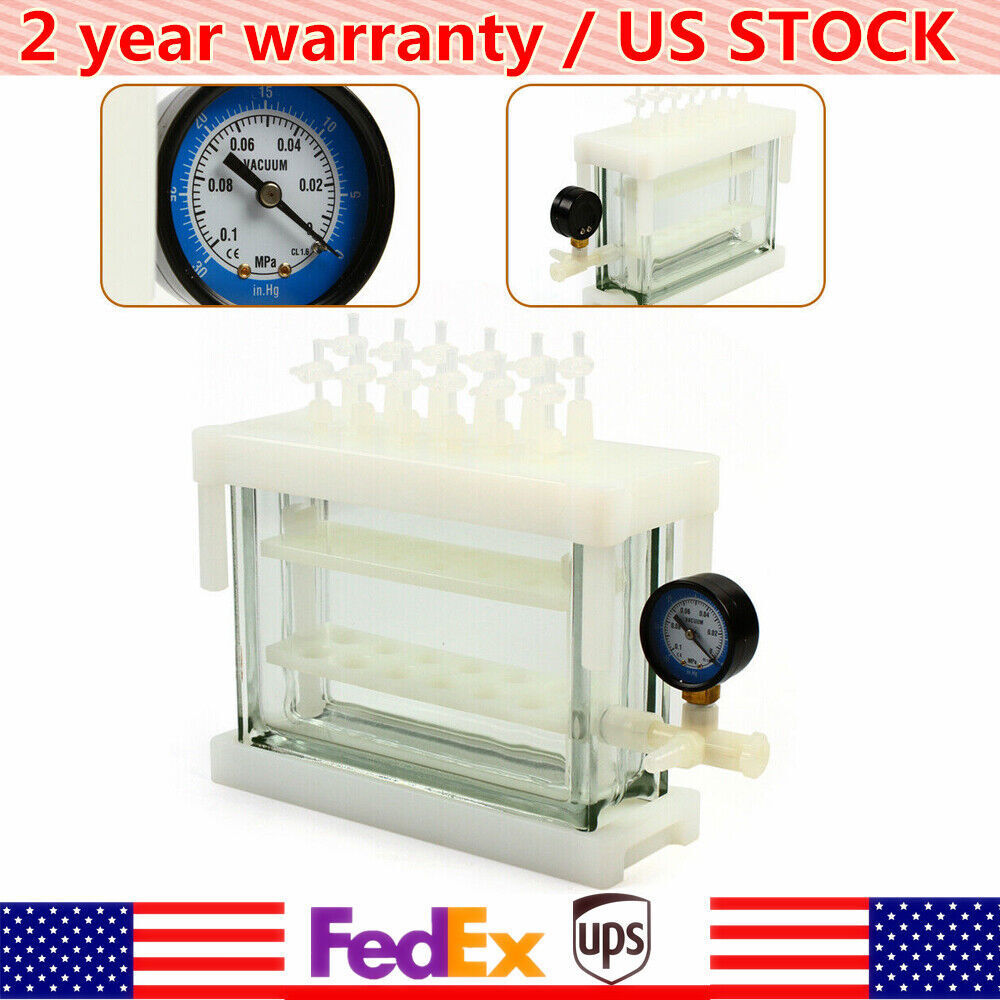 New 12 Position solid phase extraction vacuum SPE manifold e For Lab areas