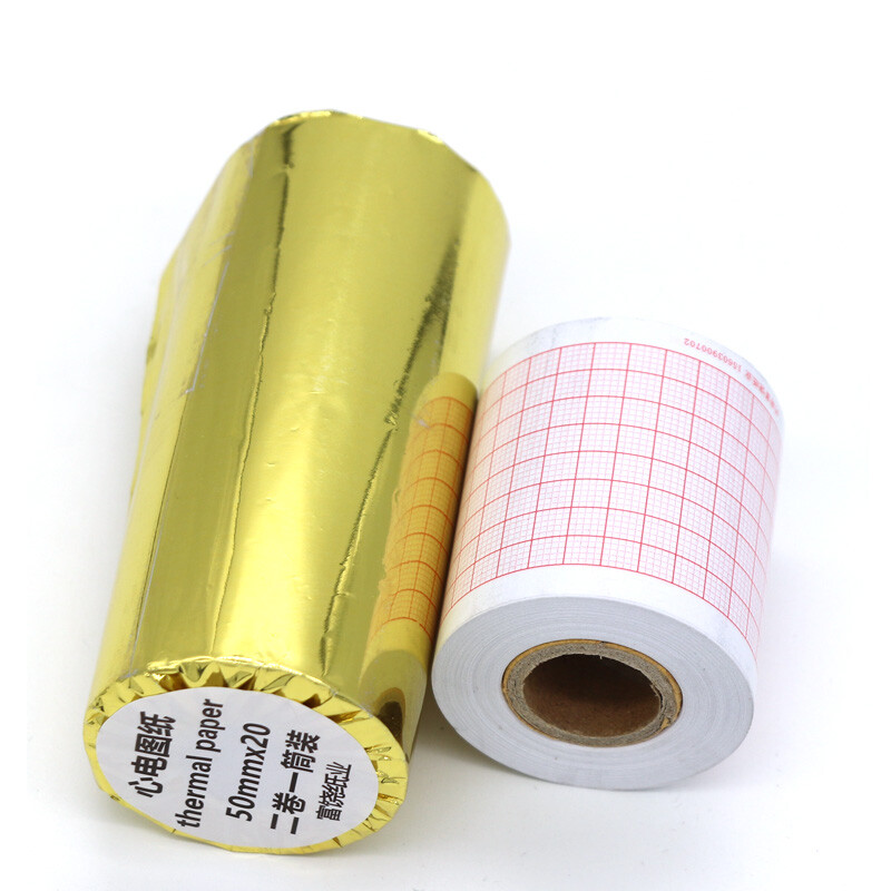 50Roll 50mm*20m Thermal paper for ECG EKG Electrocardiograph ECG100G Print Paper