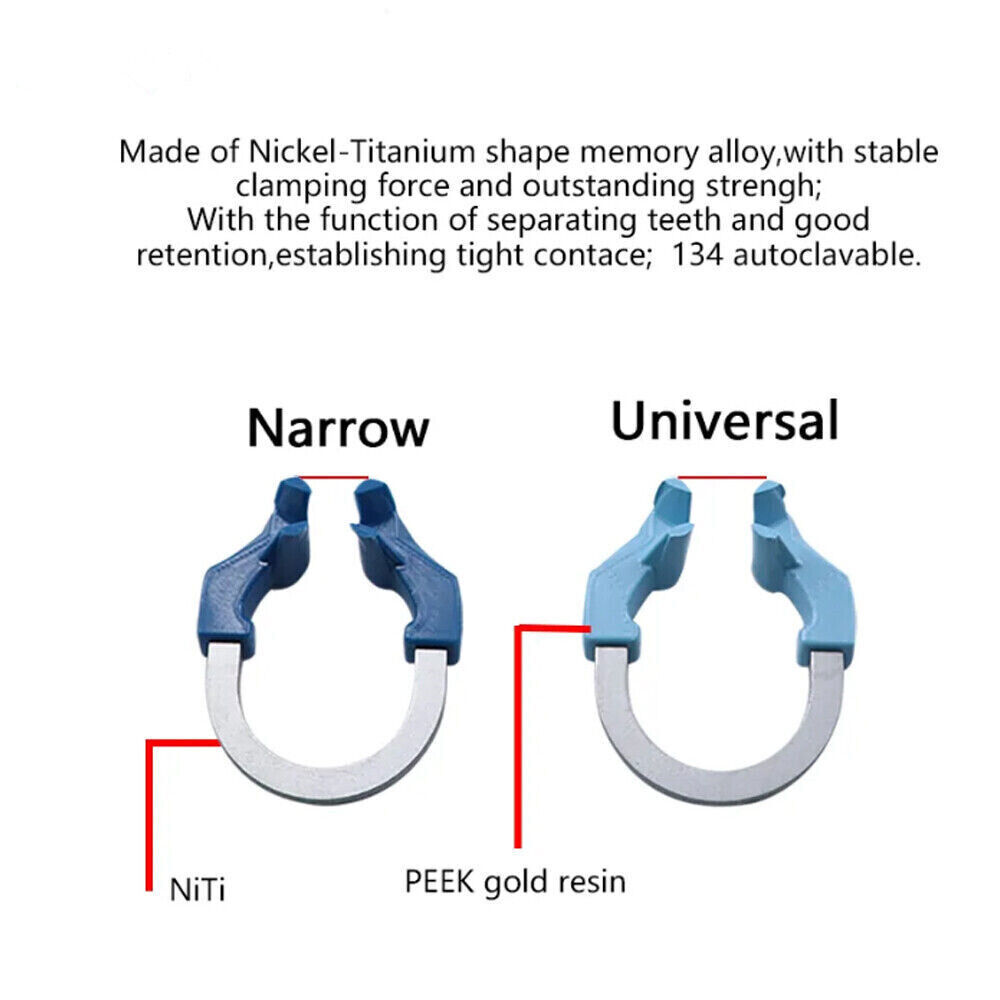 Dental Matrix Bands Ring Sectional Matrice Clamp Fit Garrison Palodent V3 System