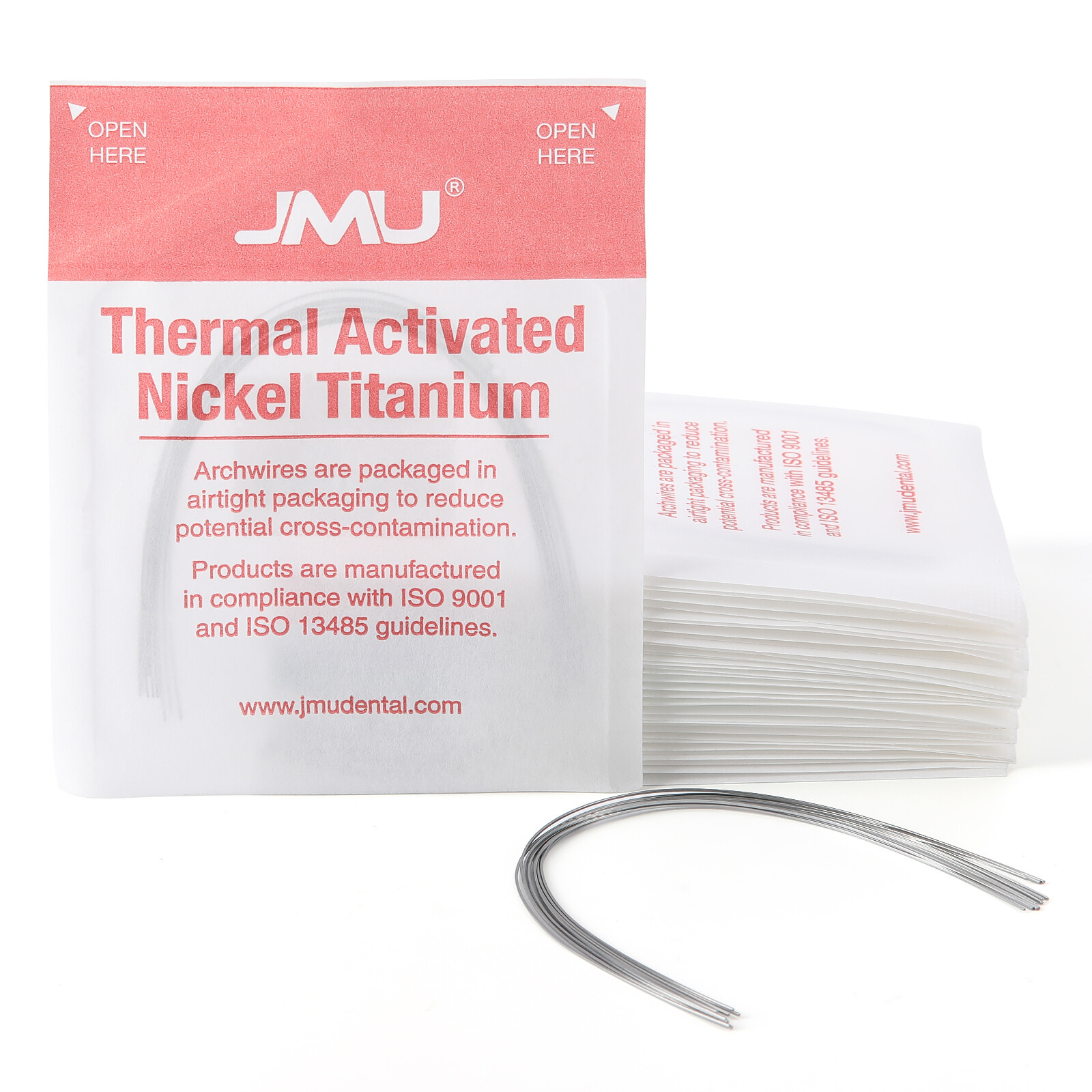 100pcs Super Elastic Arch Wire Thermal Activated Niti Natural Archwire Round