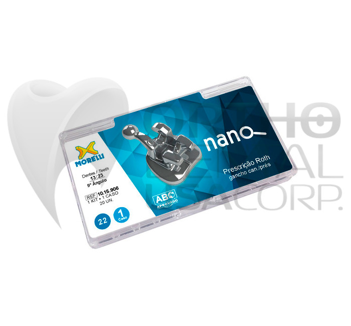 Brackets Roth Nano 022″ 20 pcs Made in Brazil of Stainless Steel USA Seller