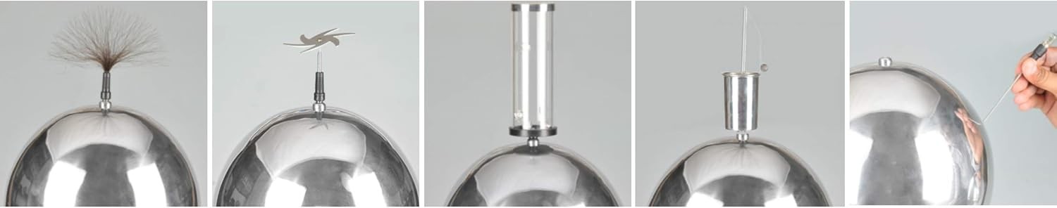 Van De Graaff Generator Motorised In Heavy Motor With All Practical Accessories