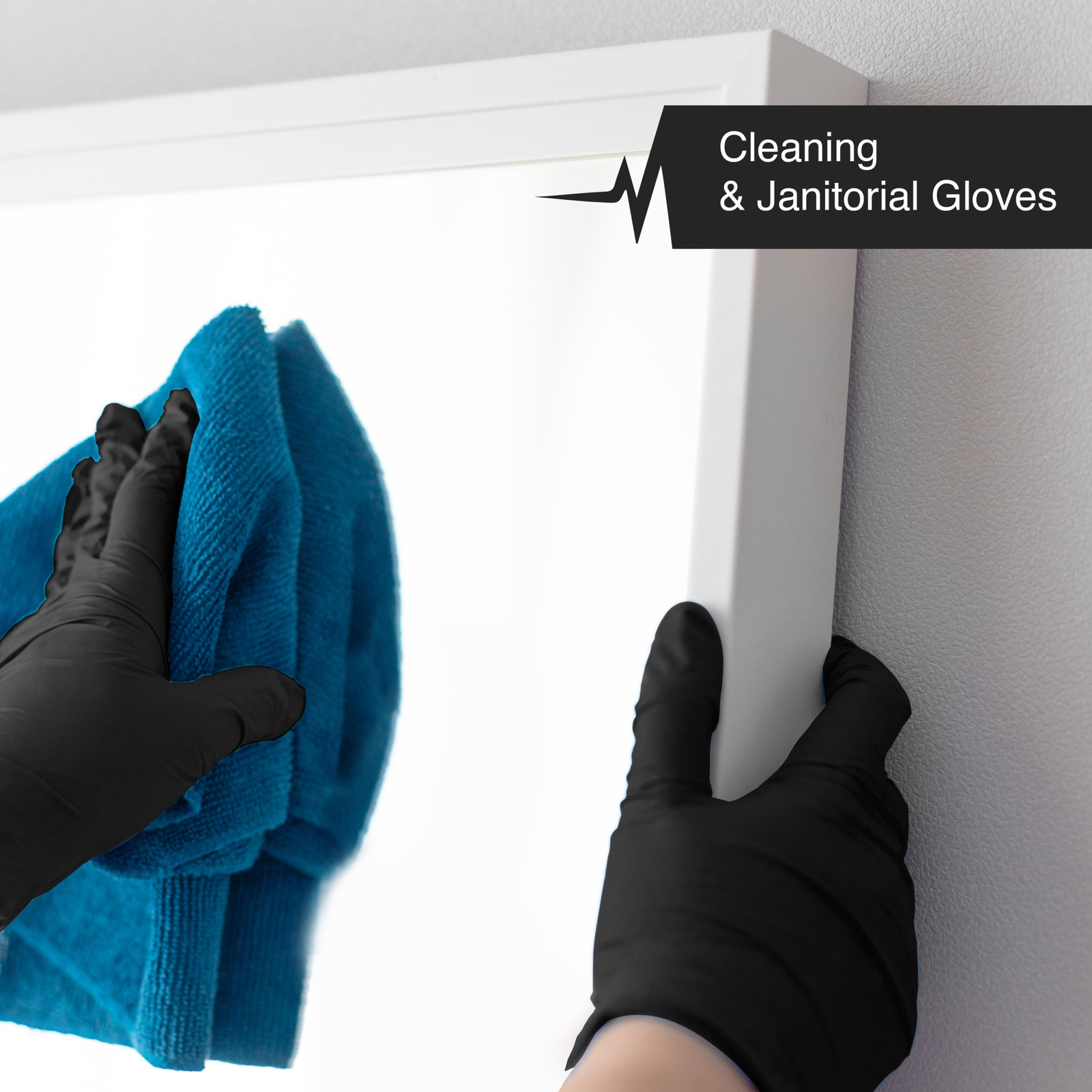 Fifth Pulse Nitrile Exam Latex Free & Powder Free Gloves – Black