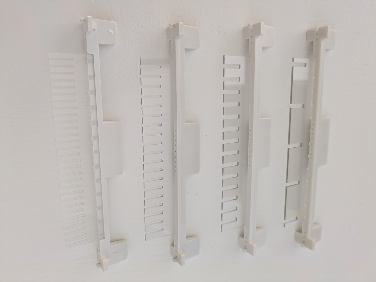 Bio-Rad Sub Cell GT 4 Comb Set with 2x UV Transparent Gel Trays
