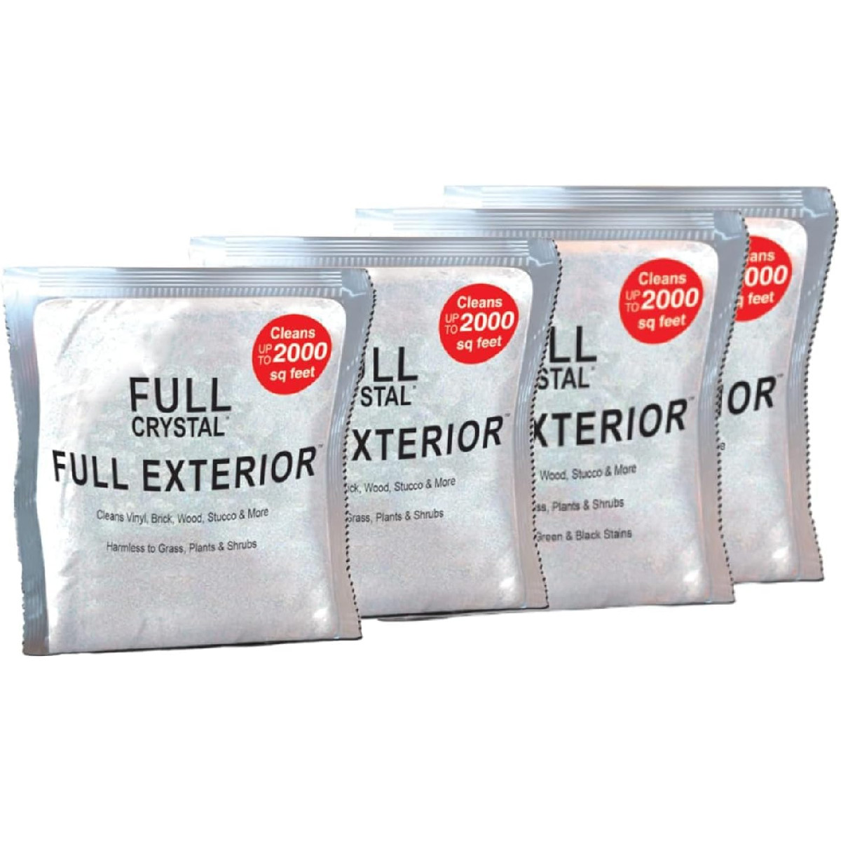 Full Crystal Full Exterior Refill Kit Crystal Powder Outdoor Cleaner Packets 16