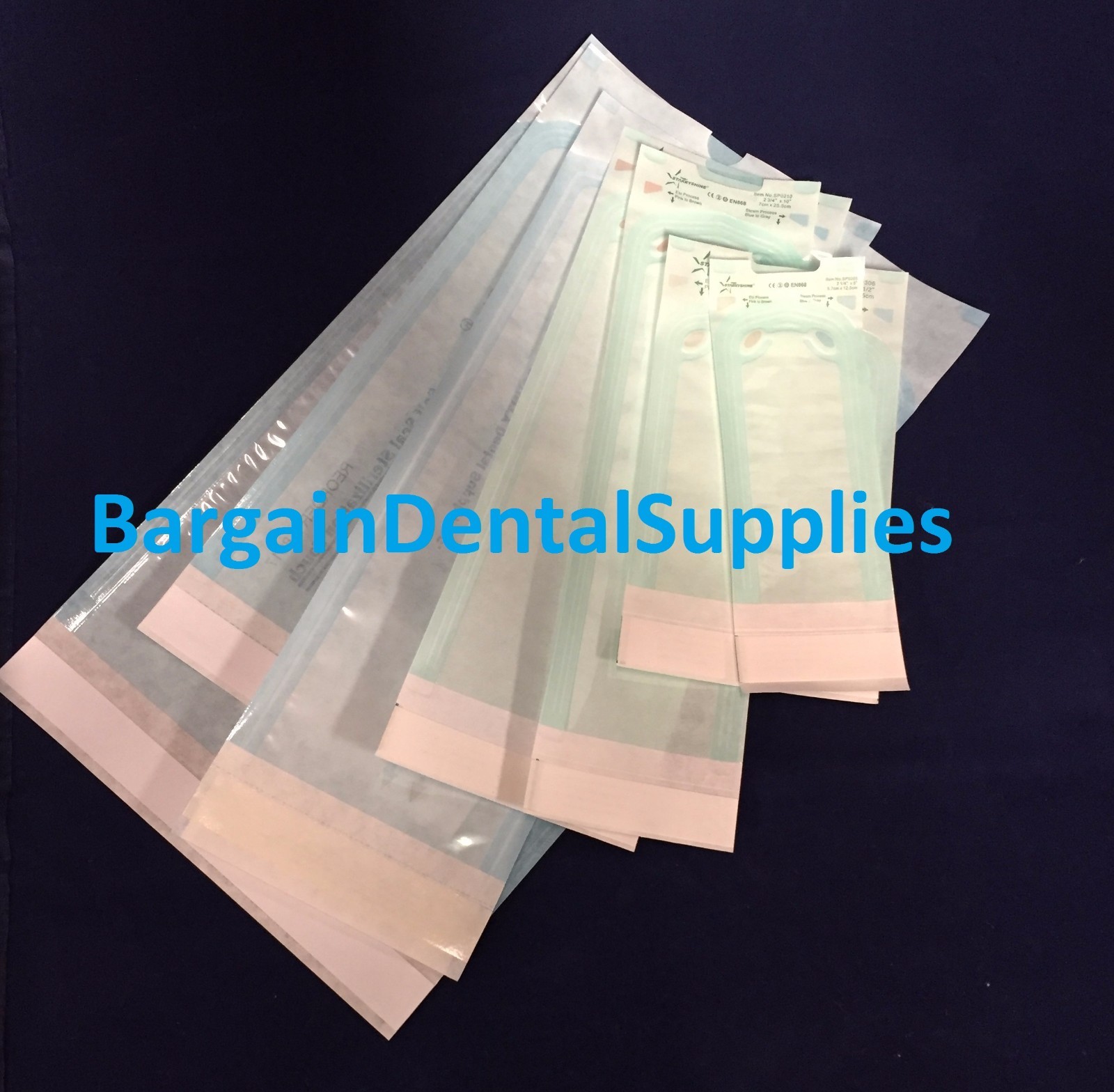 6400 Pcs Self-Sealing Sterilization Pouch High Quality Size 2.25″ x 5″