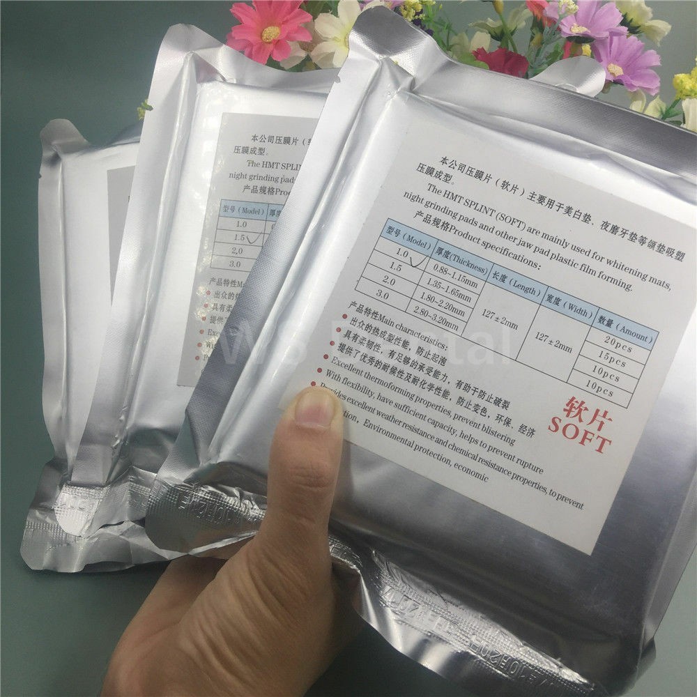 Dental Lab Splint Thermoforming Material Vacuum Forming Hard Soft 0.6mm-3.0mm