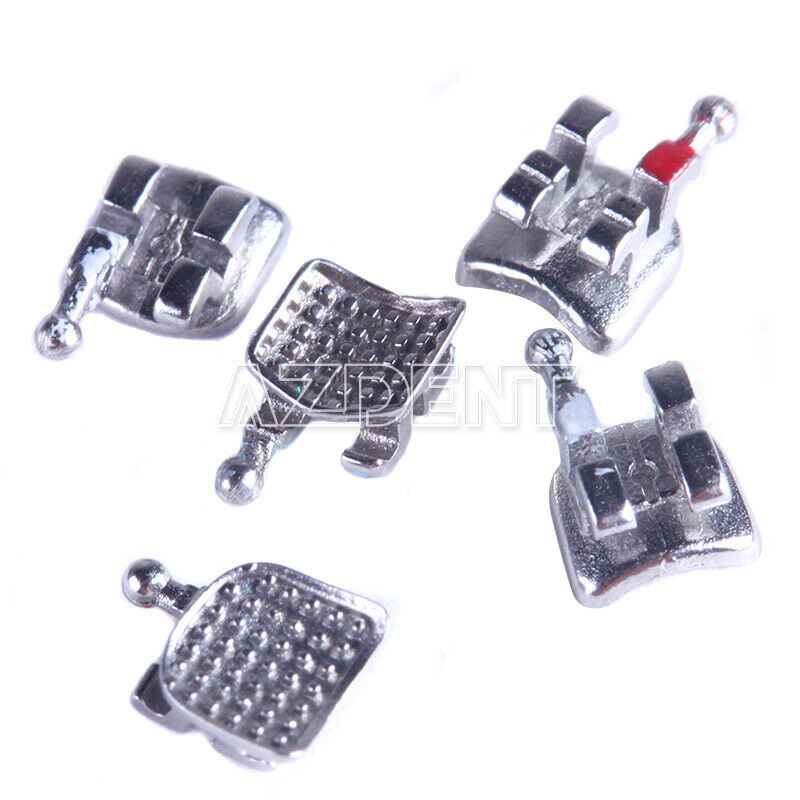 AZDENT Dental Orthodontic MIM Monoblock Bracket Braces Mini Roth/MBT 018/022