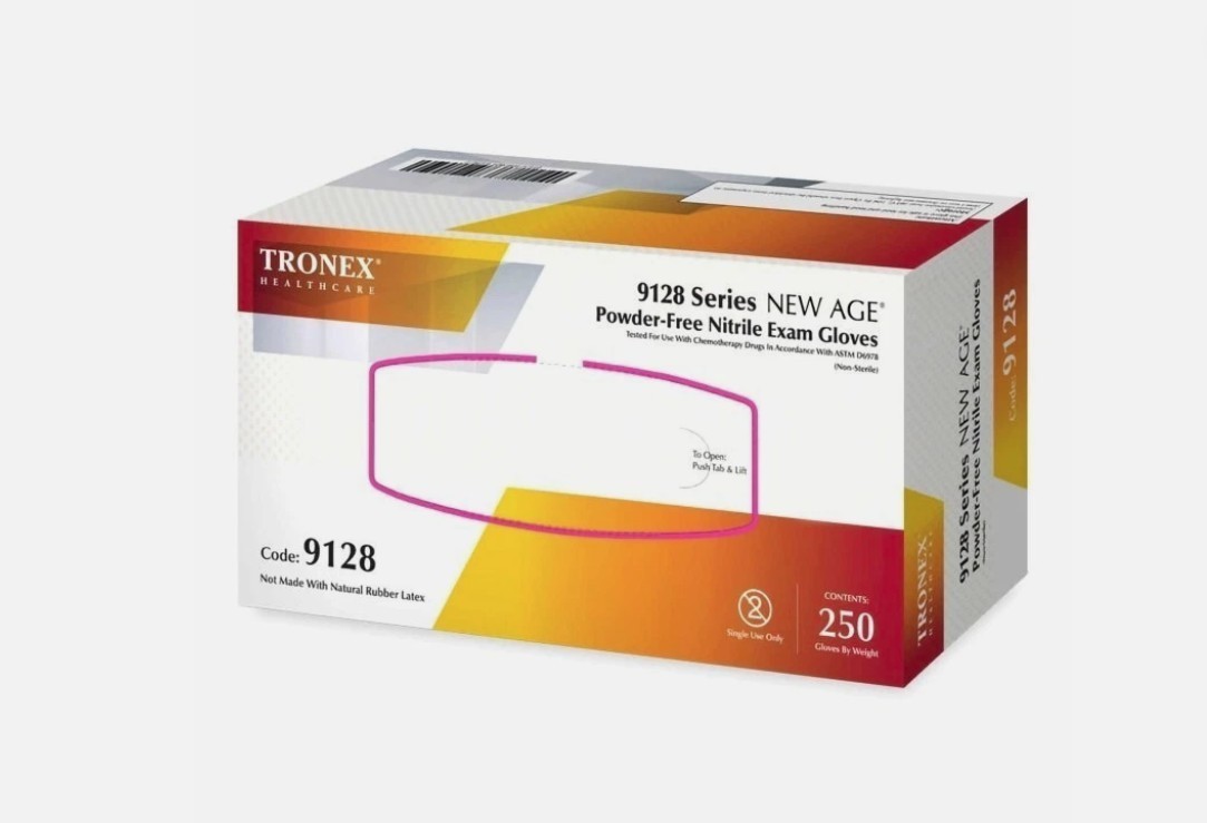 ⭐ Tronex 10 Boxes 250 Powder Free 9128 Small Nitrile Exam Gloves Free Shipping