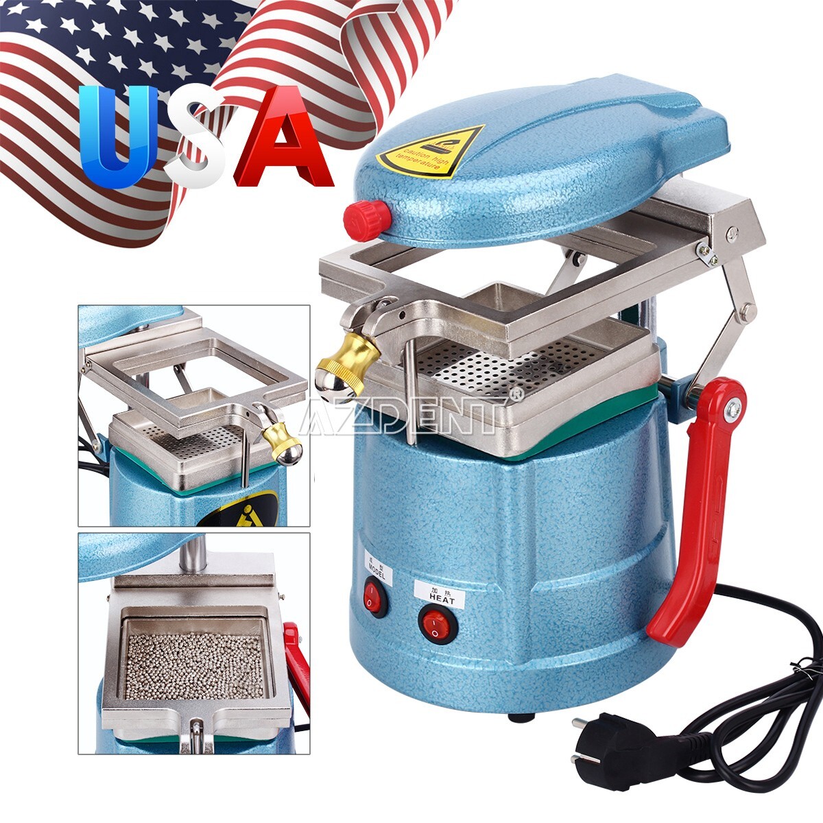 Dental Vacuum Forming Molding Machine Vacuum Former Thermoforming JT-18 110V