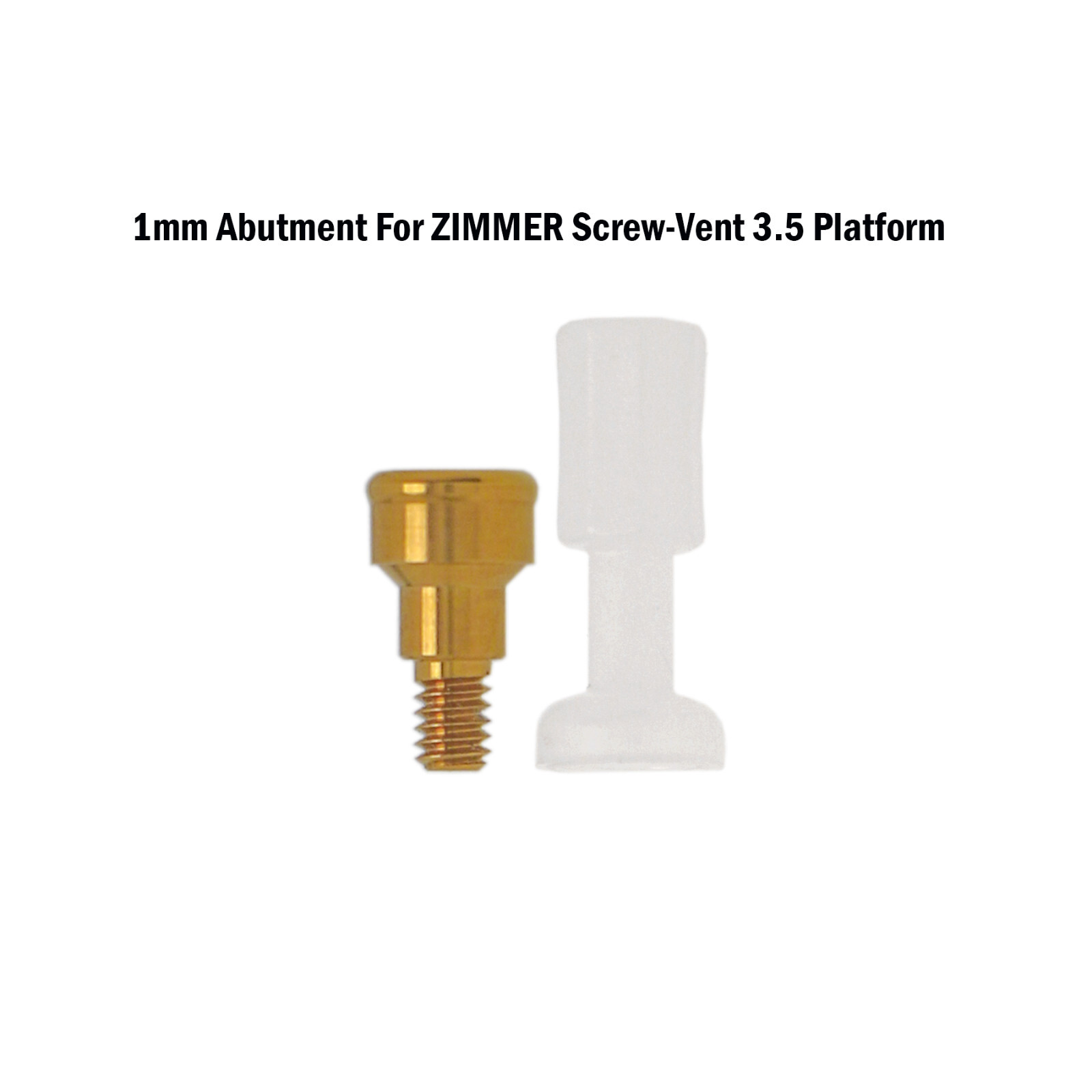 US Zimmer Screw-Vent 3.5 Overdenture Abutment Locator Male Cap Inserts Core Tool