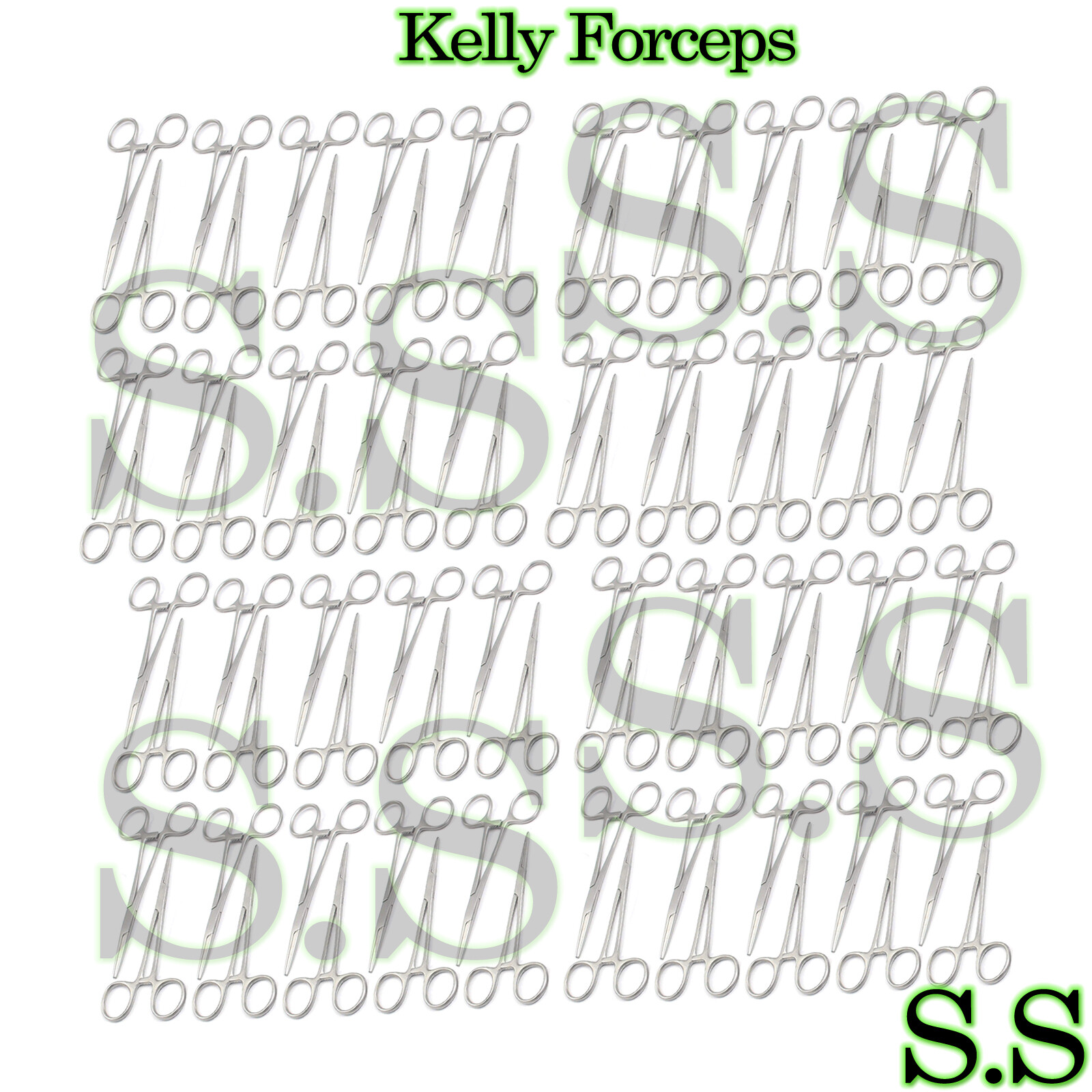 KELLY HEMOSTAT LOCKING FORCEPS 5.5″ STRAIGHT- O.R. GRADE FISHING – (Choose QTY)
