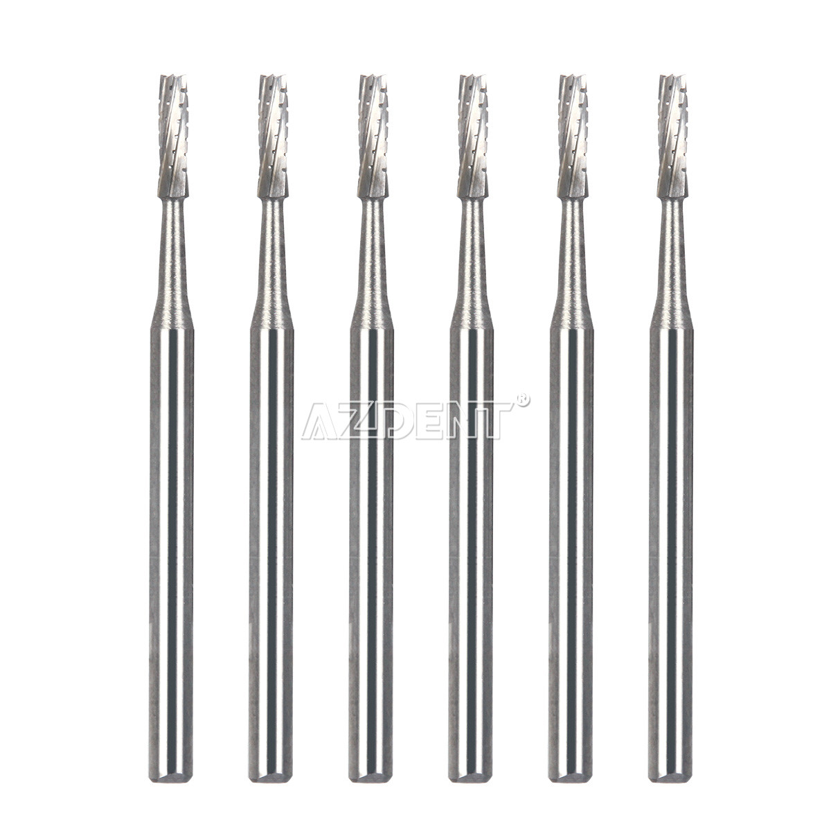 6PCS /caja FGOS dental quirúrgico carburo fresas longitud 25 mm FG-557XL AZDENT