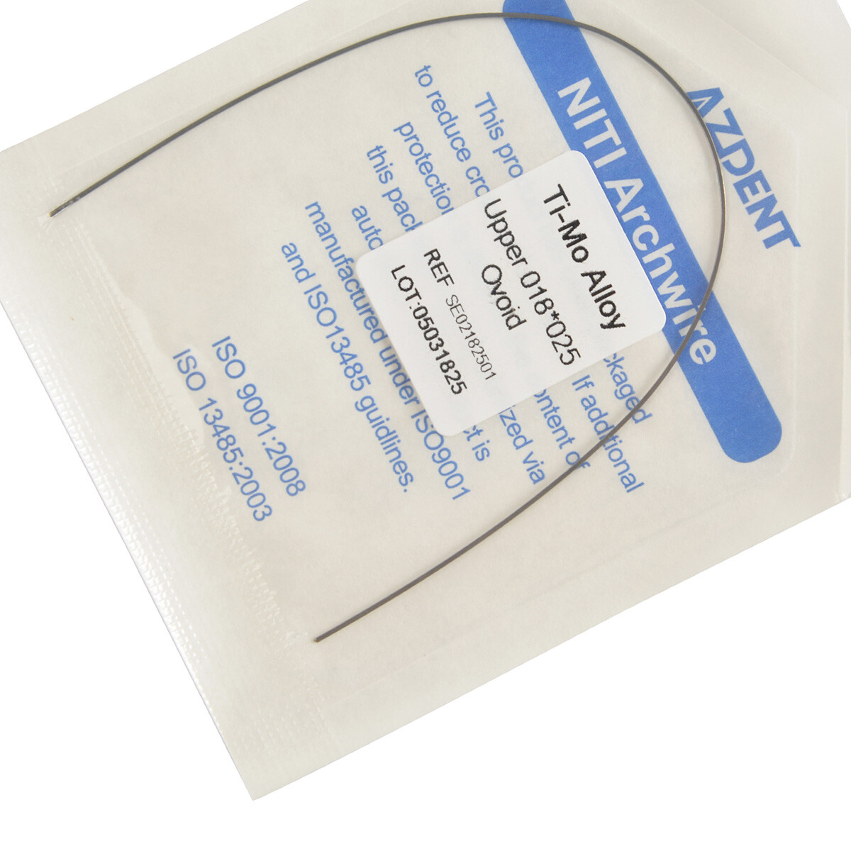 10packs AZDENT Dental Orthodontic TMA Beta Ti-Mo Alloy Rectangular Arch Wires