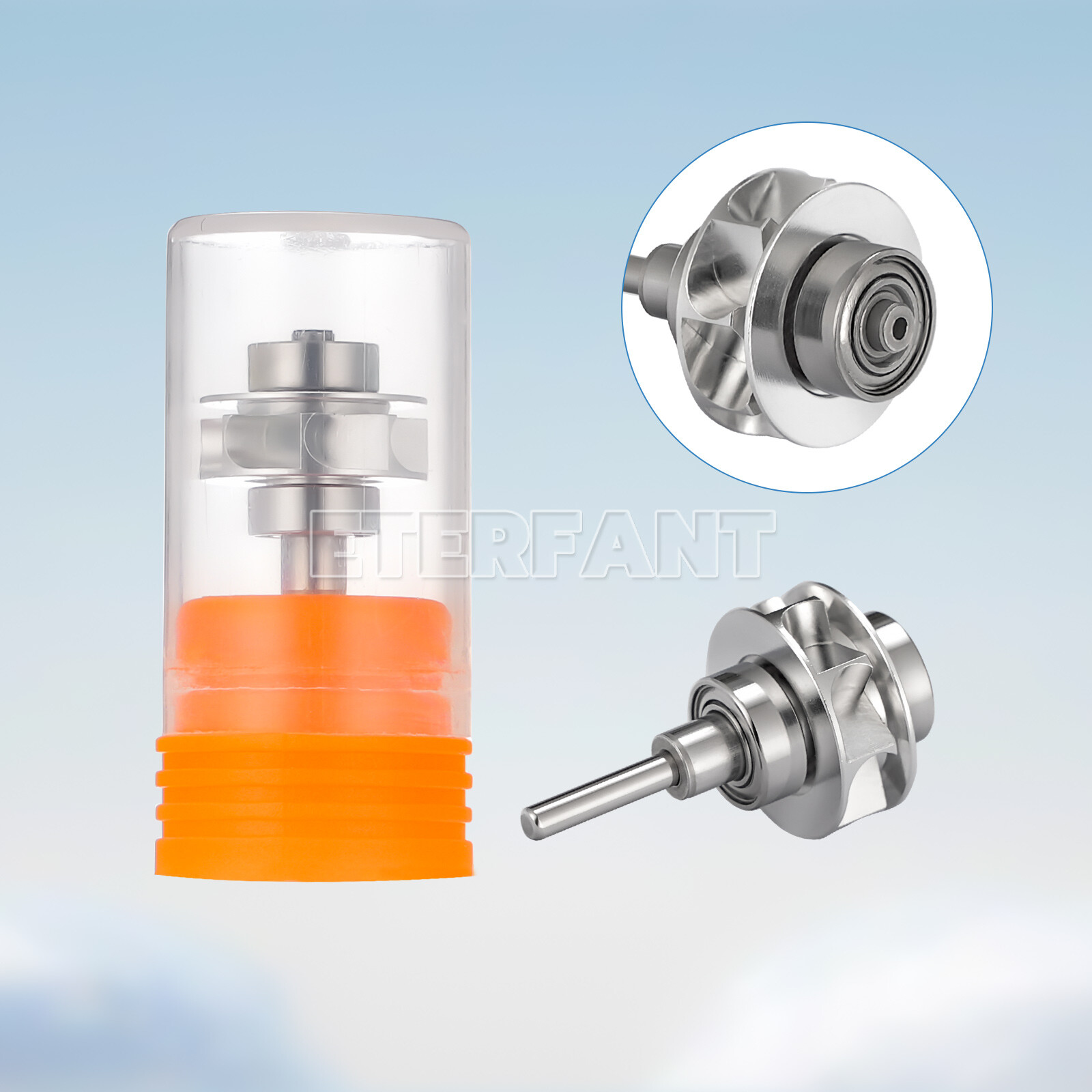 ENTERFANT Dental Turbine Cartridge Rotor Autochuck For Fast Speed Handpiece