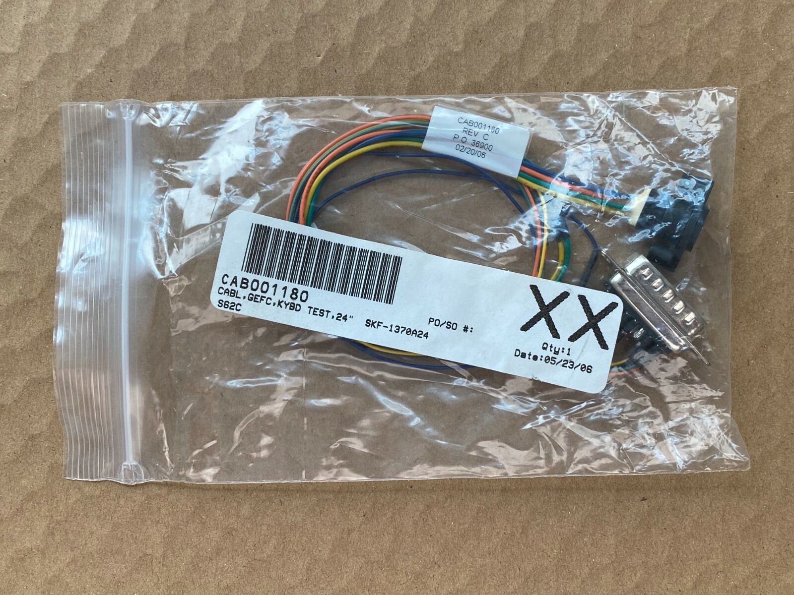 GE CAB001180 Cable Meditegic CABLE, GEFC, KYBD, TEST, 24″ SKF-1370A24