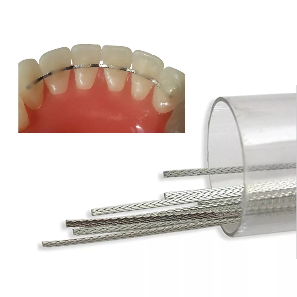 Ortho Flat Unbreakable Dead Soft Easy Bended Retainer Wire Steel Spool or Strip