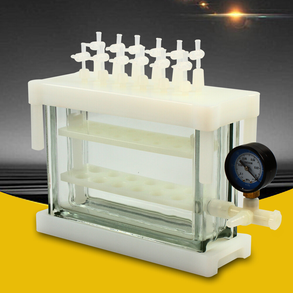 12 Position Solid Phase Extraction Vacuum SPE Manifold Chamber For Lab Testing