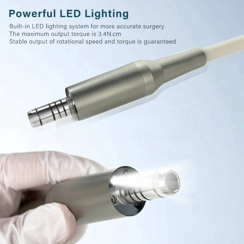 Dental Brushless Electric Micromotor Motor W/ Water Tank Vector Control System