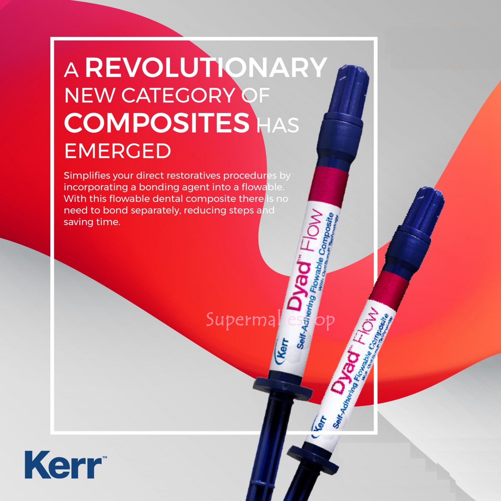 100% Original Dyad Vertise Flow Self-Adhering Flowable Composite A1 A2 A3