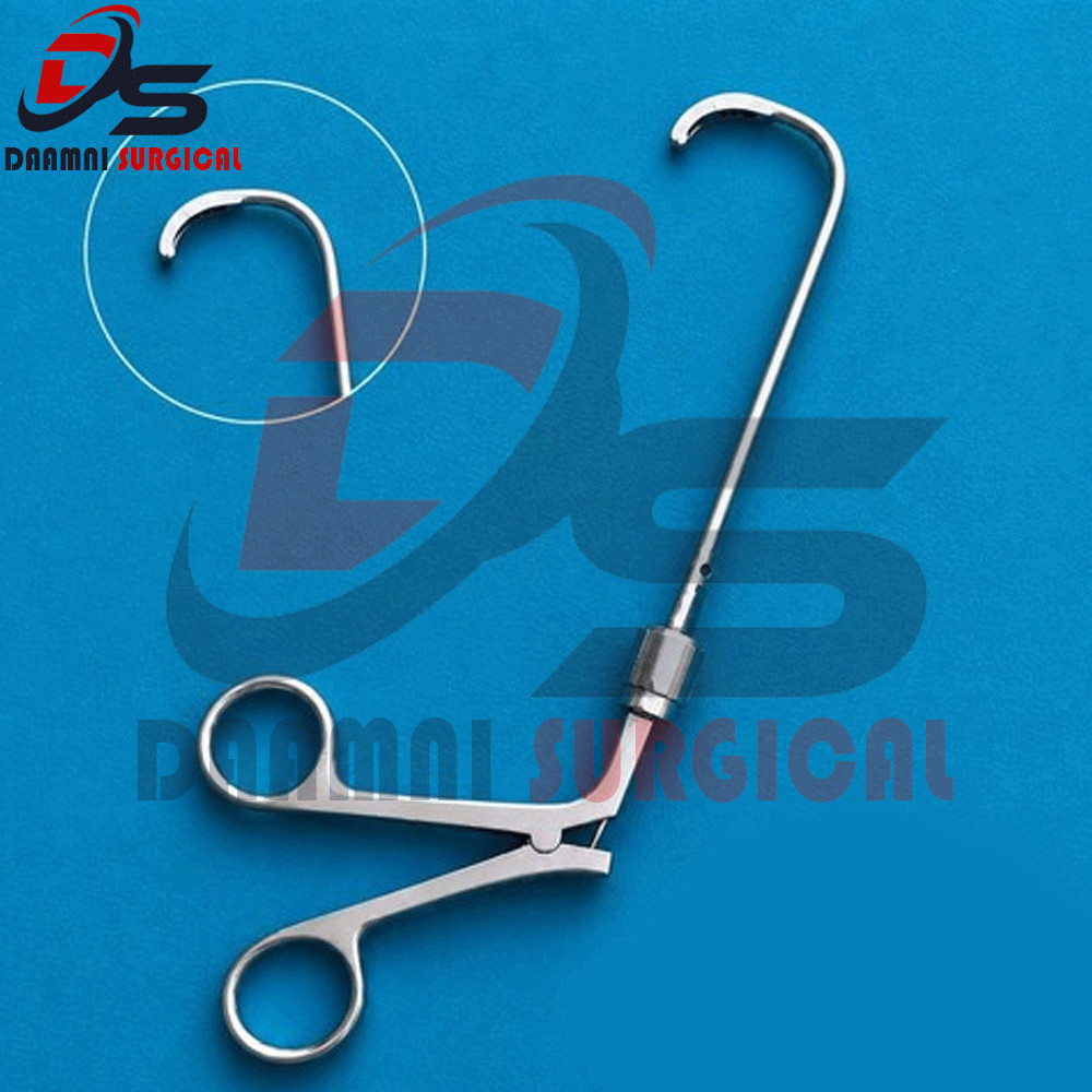 ENT Heuwieser Antrum Grasping Forceps 90° Rotatable ENT Instruments Forceps