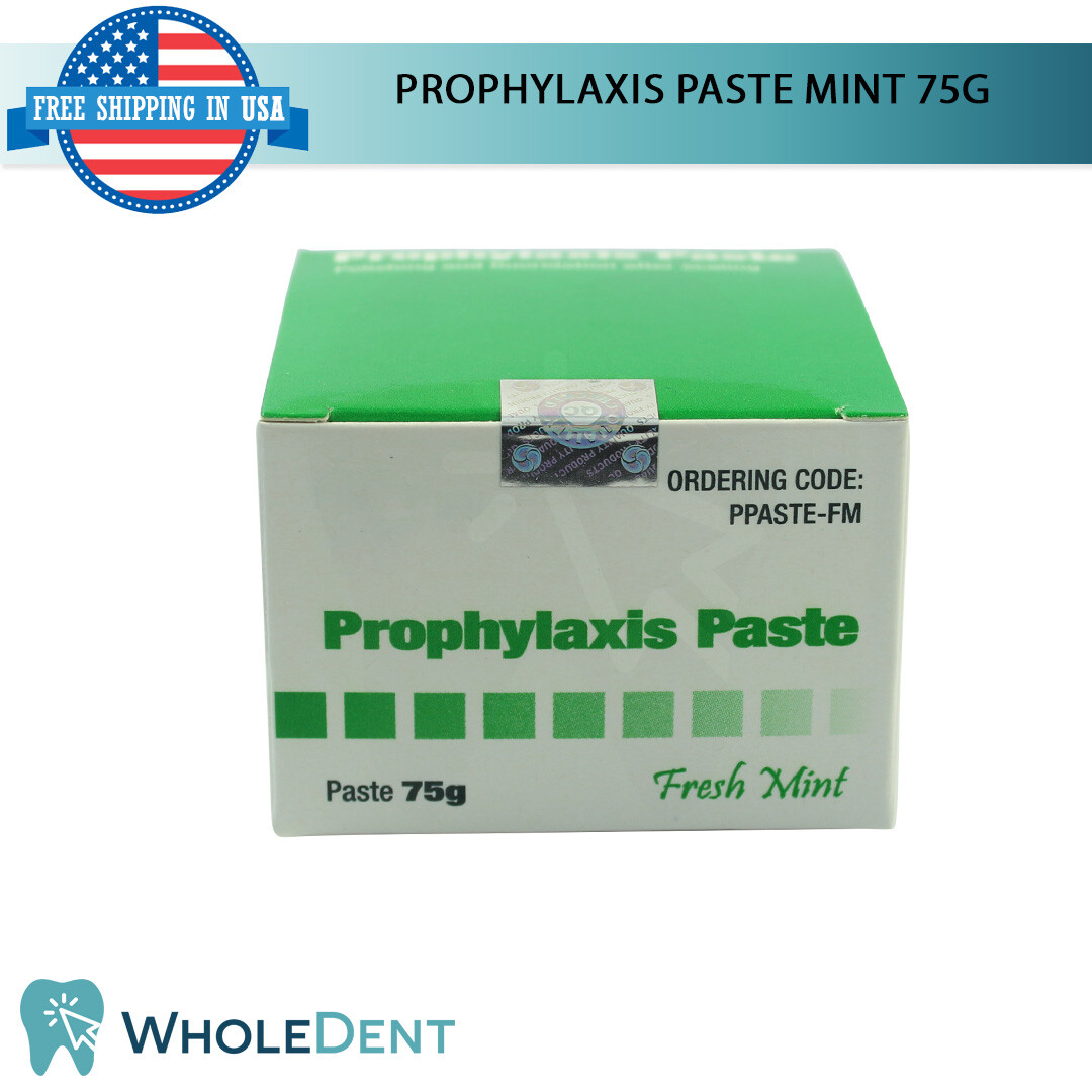 Prophylaxis Paste 75g Dental Stain Remove Teeth Polish Flavor Fluoride Home Use
