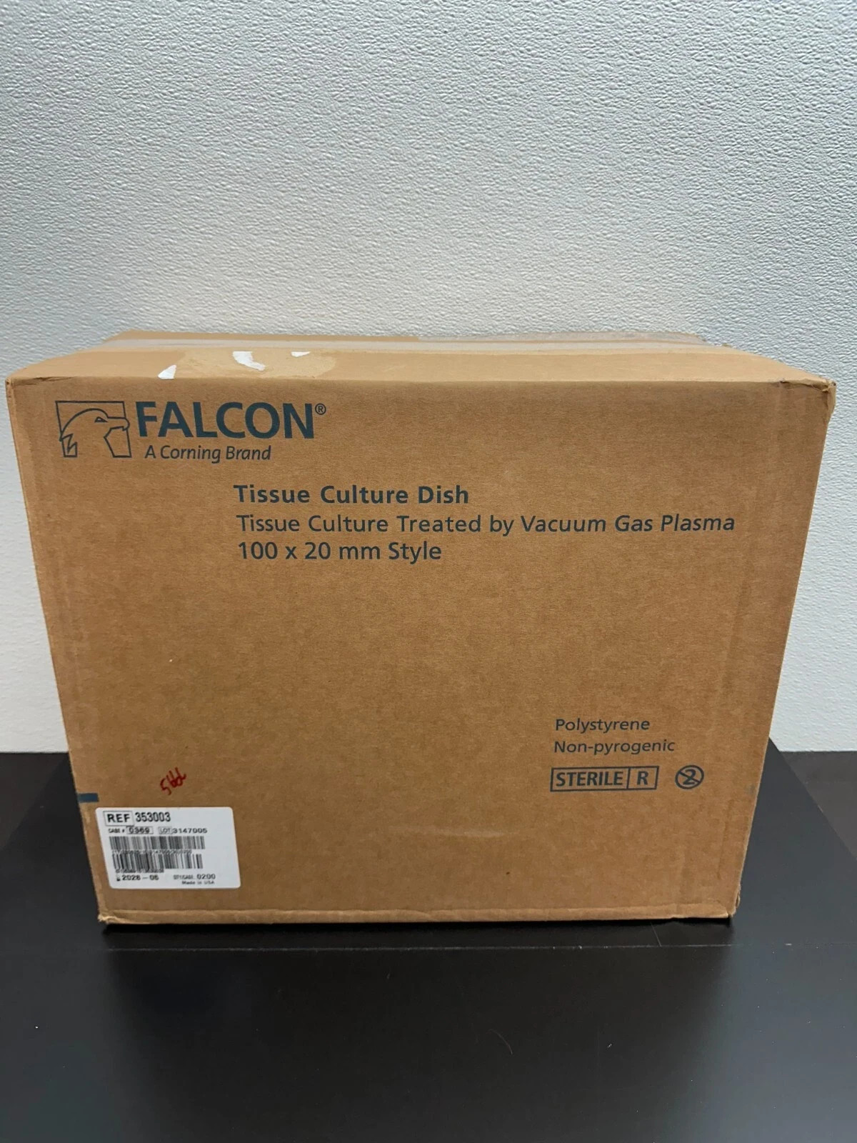 Corning Falcon REF 353003 Polystyrene Cell Culture Dish TC-Treated 58.95cm² Case