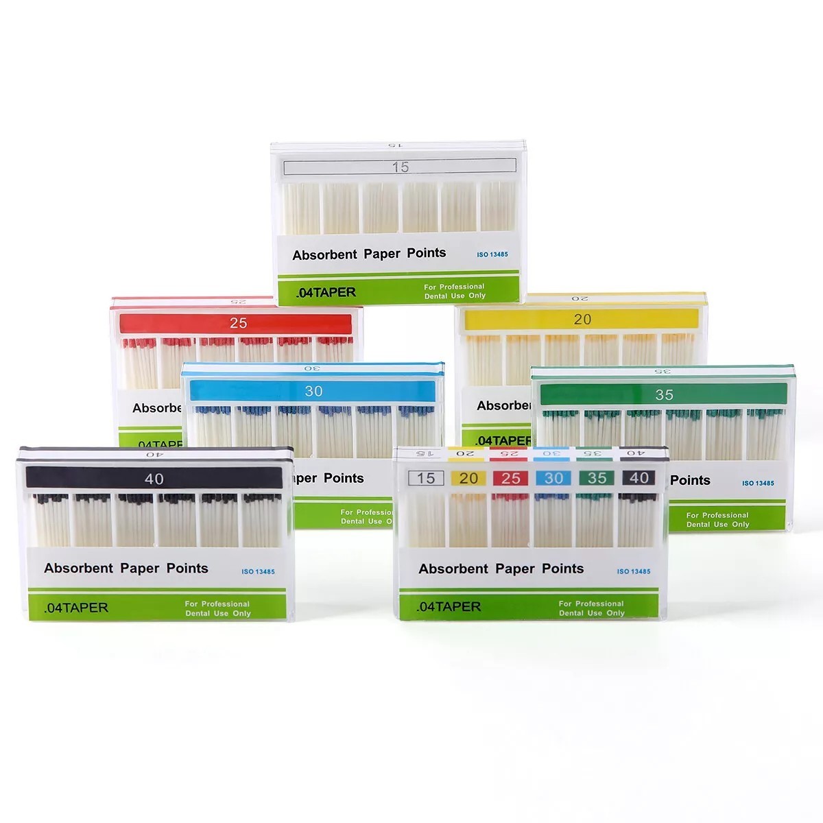 Dental Absorbent Paper Points Endodontic 0.02/0.04/0.06 Root Canal Obturation