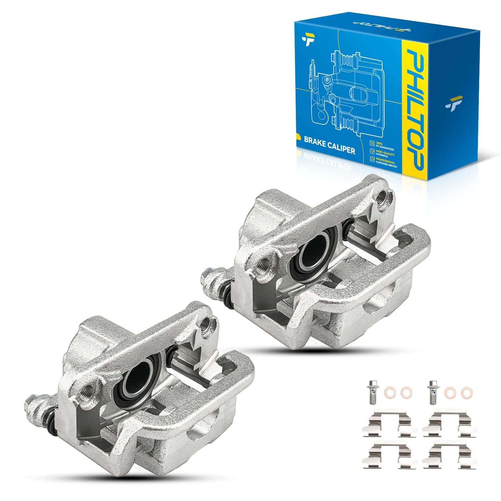 Philtop Brake Caliper Rear Compatible 2014-2020 Nissan Rogue 2017-2022 Nissan