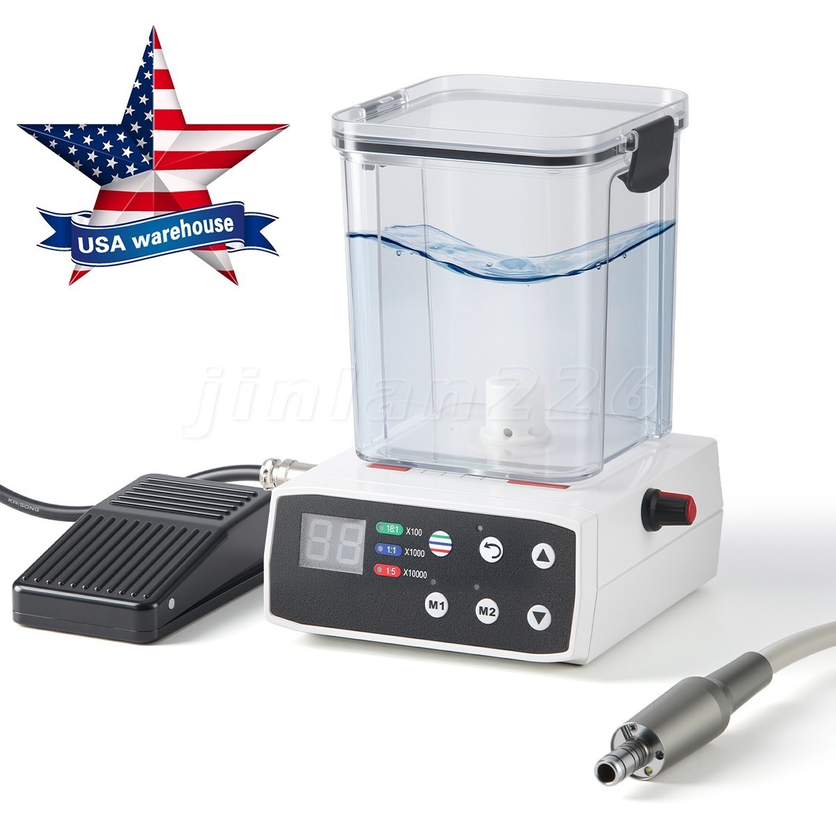 SANDENT Dental LED Electric Motor System Micromotor Water Tank Own Water Supply