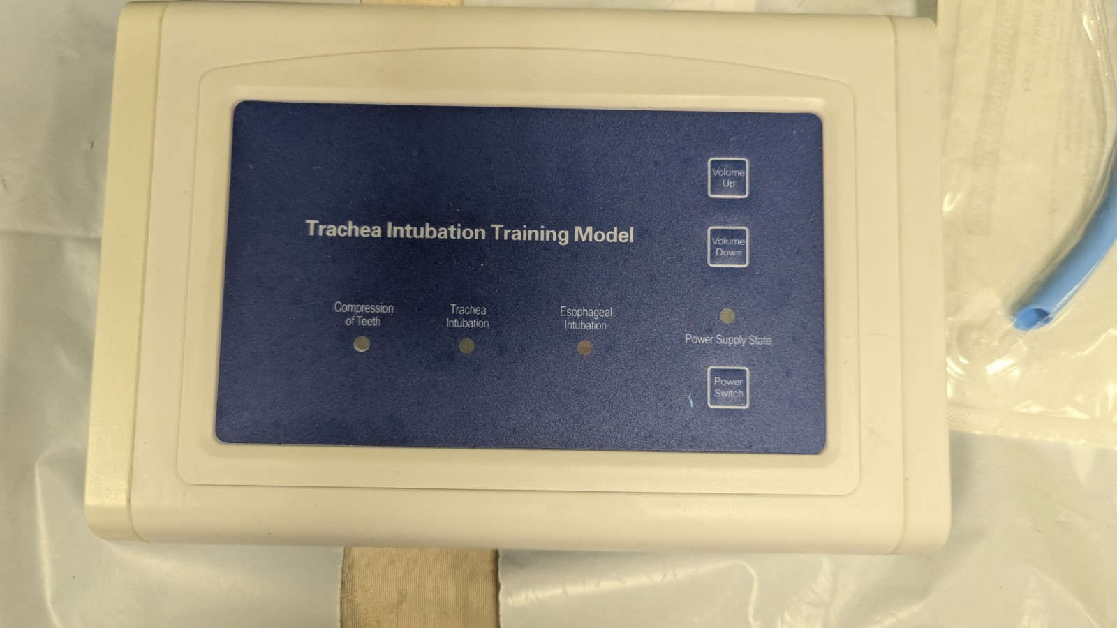 Trachea Intubation Training Model Airway Manikin Torso/Head w/ Control Unit