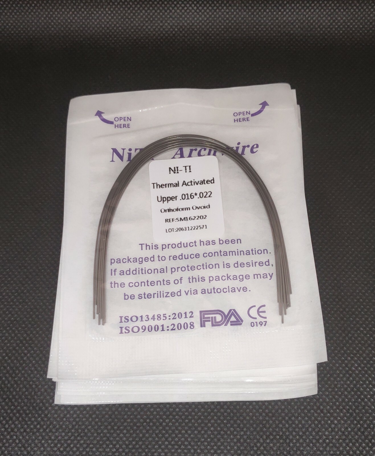 30 Packs Dental Orthodontic Thermal Activated Niti Arch Wires Rectangular Ovoid