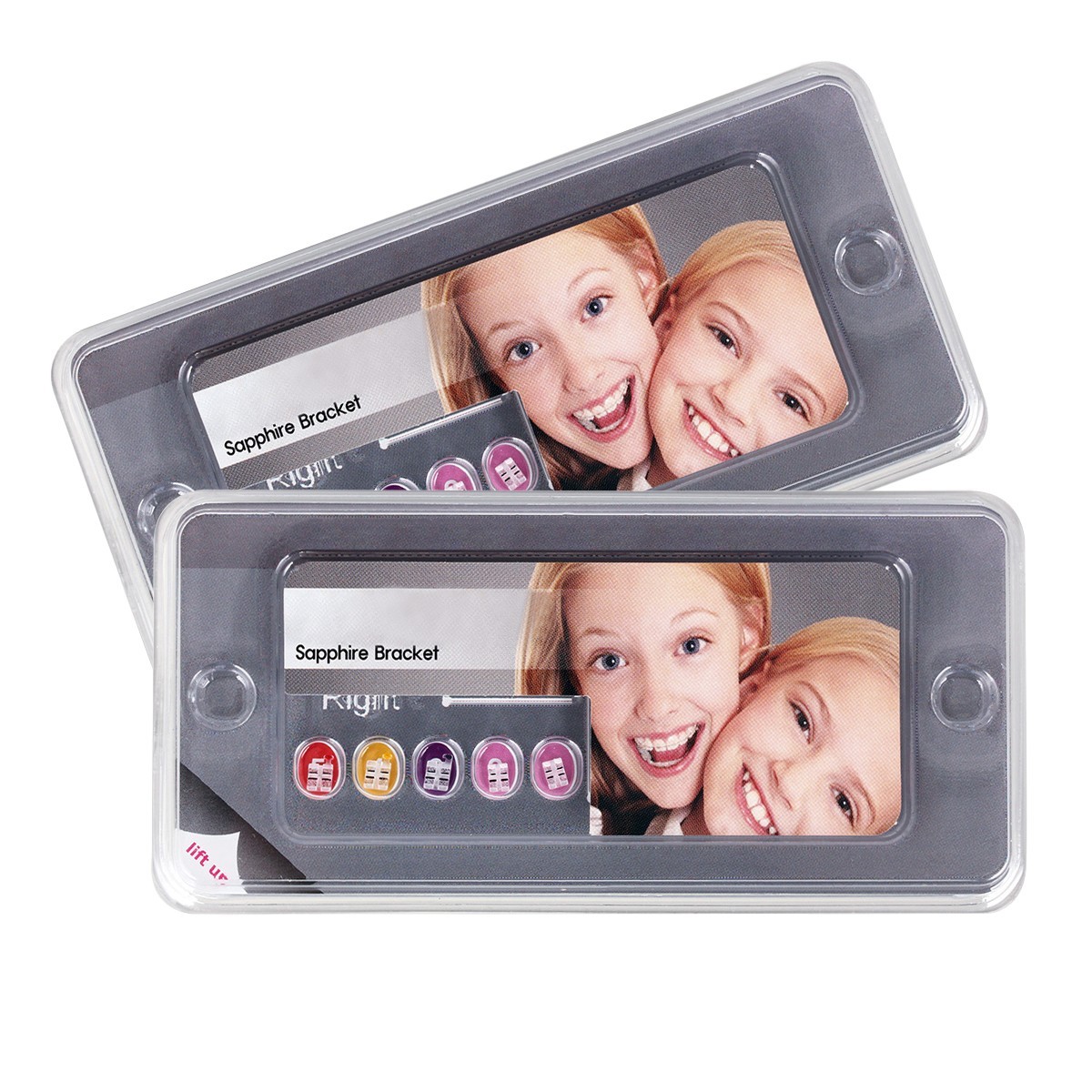 Dental Ortho Monocrystalline Sapphire Ceramic Brackets Roth/MBT .022 hooks 345