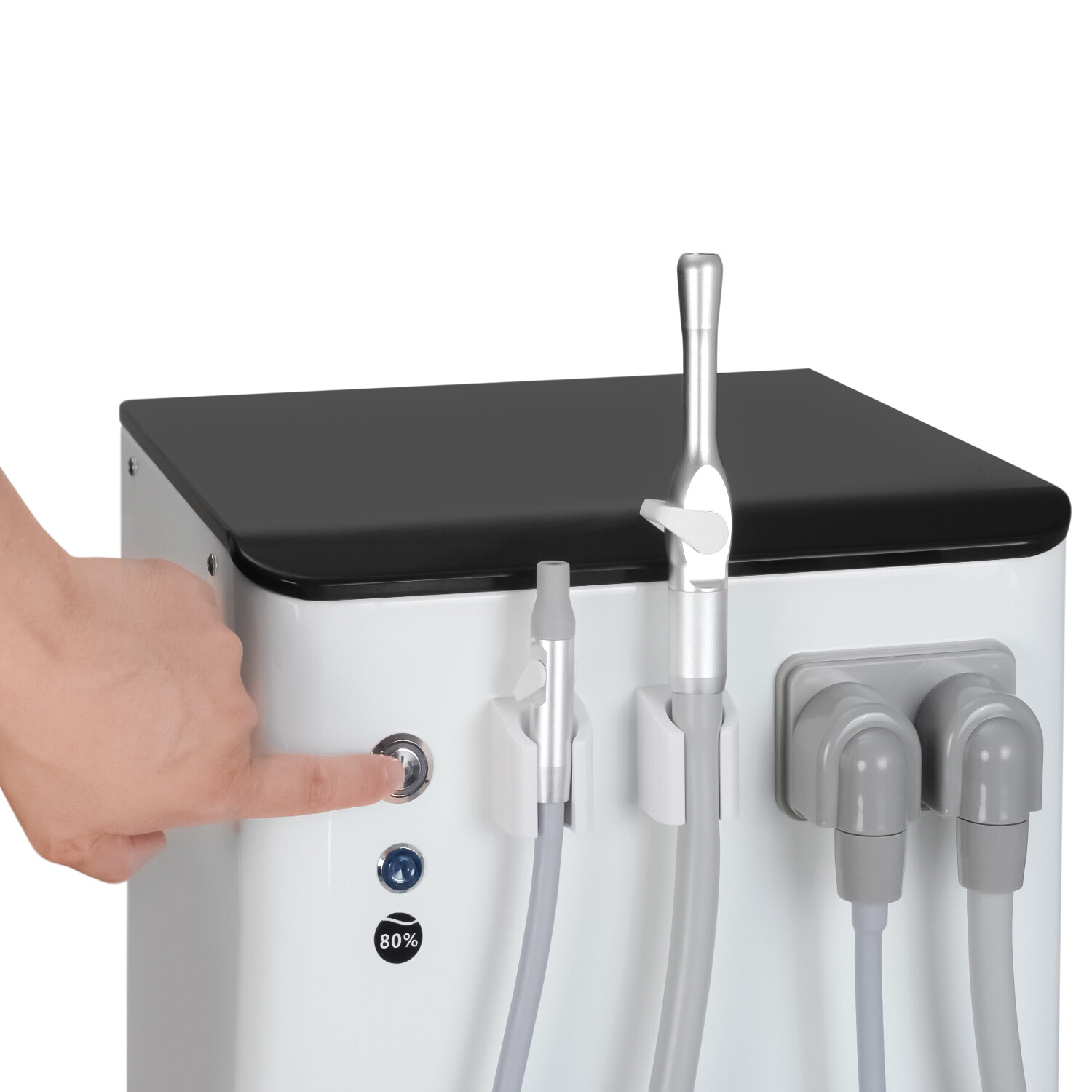 GS-M300 Portable Dental Vacuum Suction Unit 300W Mobile Suction Device Aspirator