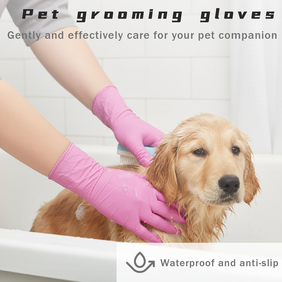 100 Pcs 3 Mil Nitrile Gloves Disposable Food Prep Cooking Latex Free Size M