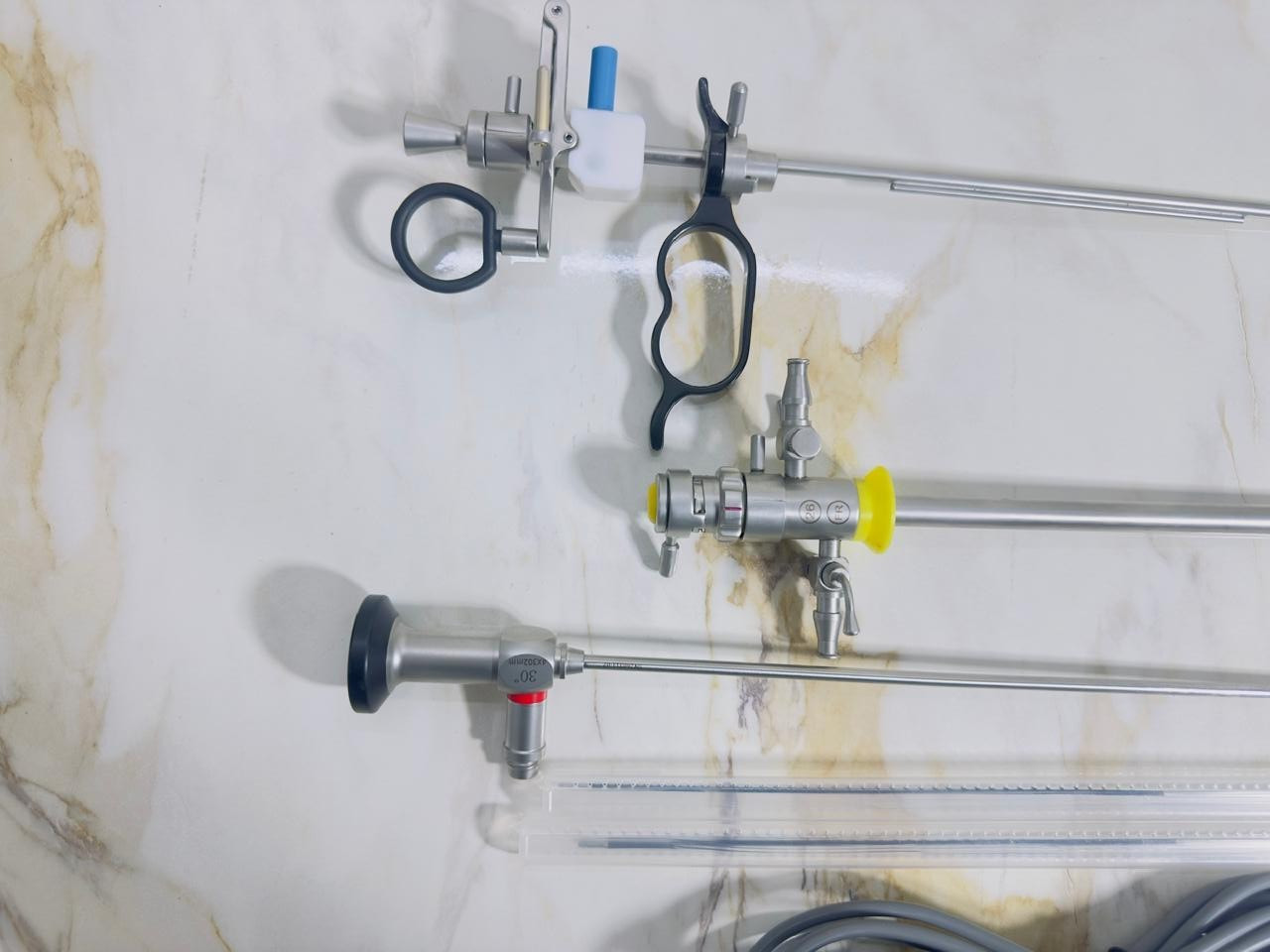 Bipolar Resectoscope Set Large, 24/26 Fr./Charr. with continuous flow And Loop