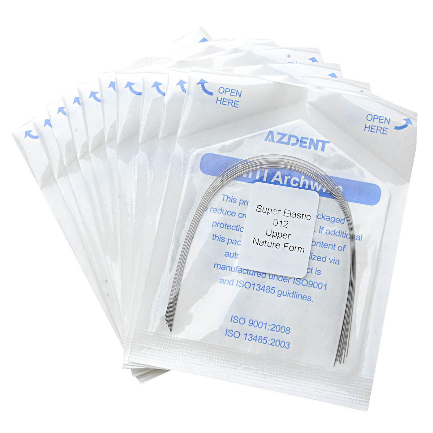 AZDENT Dental Orthodontic Arch Wire Super Elastic NITI Natural Nature Form Round
