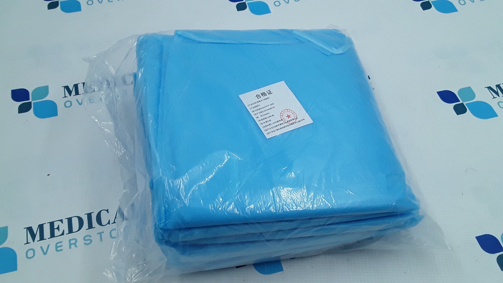 Dukal Isolation Gown Blue REF 301BL Bag of 10