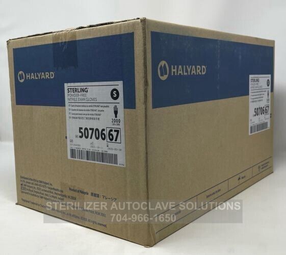 Halyard 50707 Nitrile Powder Free Gloves – Box of 10 PLEASE CHECK DESCRIPTION