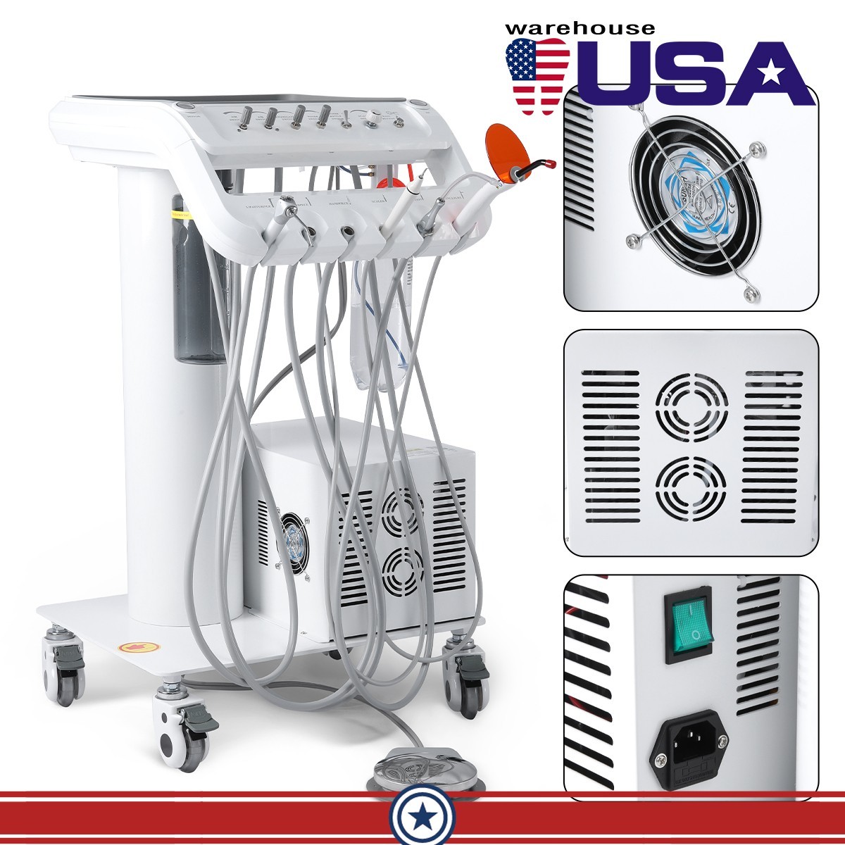 US Woodpecker Dental UDS-P Ultrasonic Piezo Scaler Handpiece Scaling+Perio+Endo