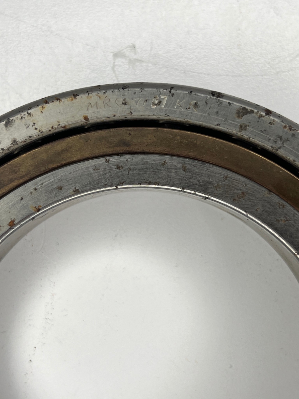 ONE (1) SKF – MRC Single Row Angular Contact Ball Bearing 7117KR (USED)