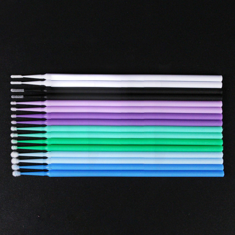 100 Pcs Dental Disposable Material Micro Brush Tooth Applicator Cylinder/Fine