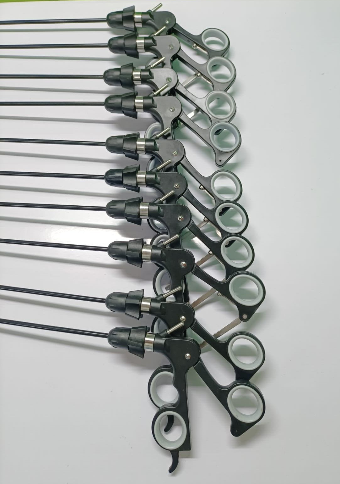 10pc Laparoscopic Storz-Type Grasping Forceps 5mmx330mm Reusable Instruments