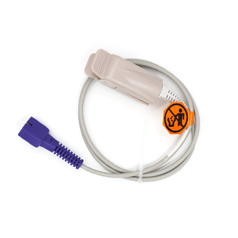 US Fit For DS-100A Oximax Adult Finger Clip SpO2 Sensor Blood Oxygen Probe 9Pin
