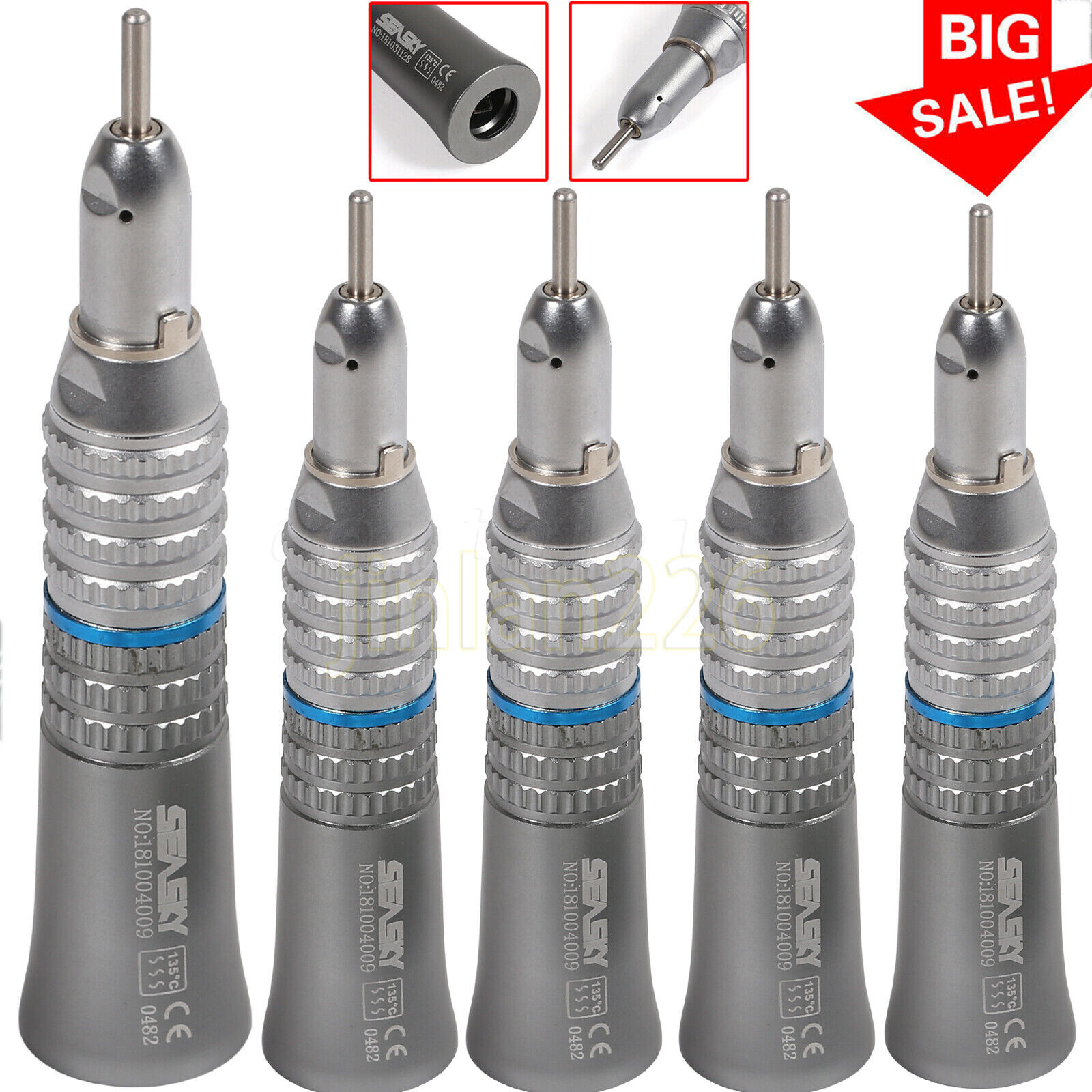 E-type Dental Straight Handpiece Slow Low Speed Nose cone Attachment NSK Style A