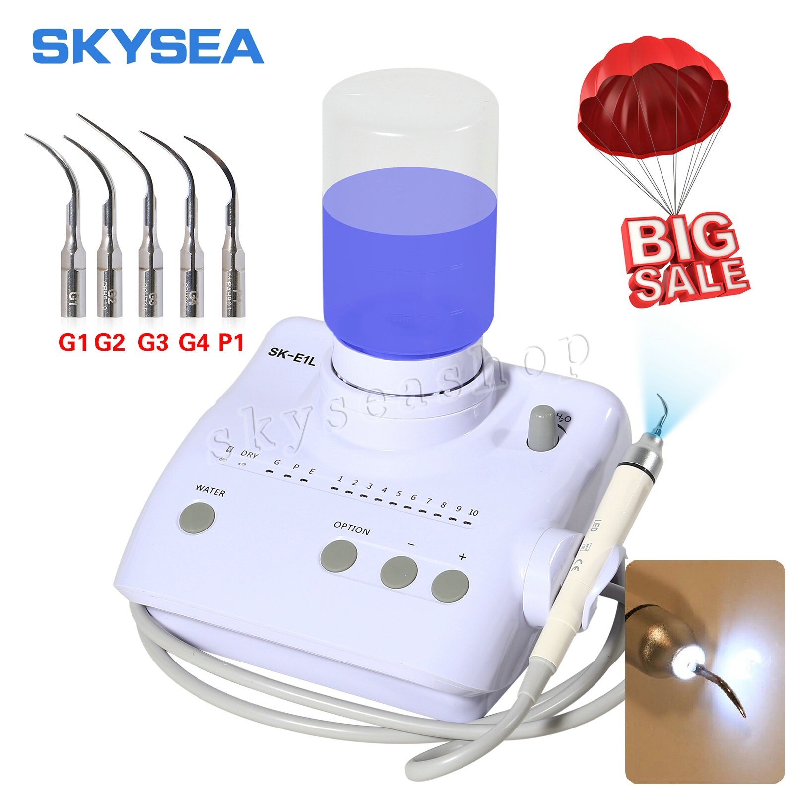 Dental SK-E1L LED Ultrasonic Piezo Scaler Handpiece 110V/220V fit SKYSEA EMS