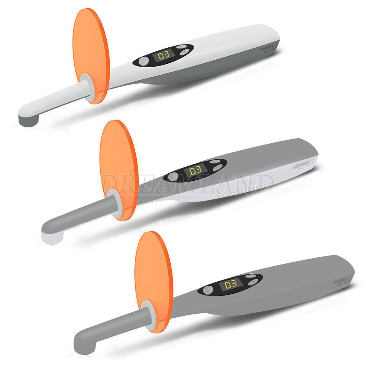 Dental LED Curing Light Cure Lamp Wireless Cordless Composite Resin 3S FDA