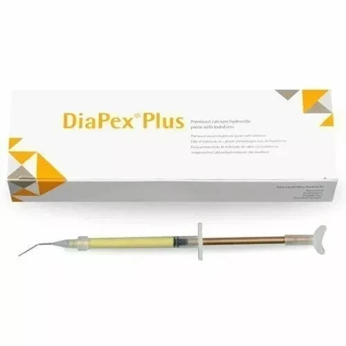 DiaDent Diapex Plus Pemixed Calcium Hydroxide Paste With Iodoform – 1 Syr of 2GM